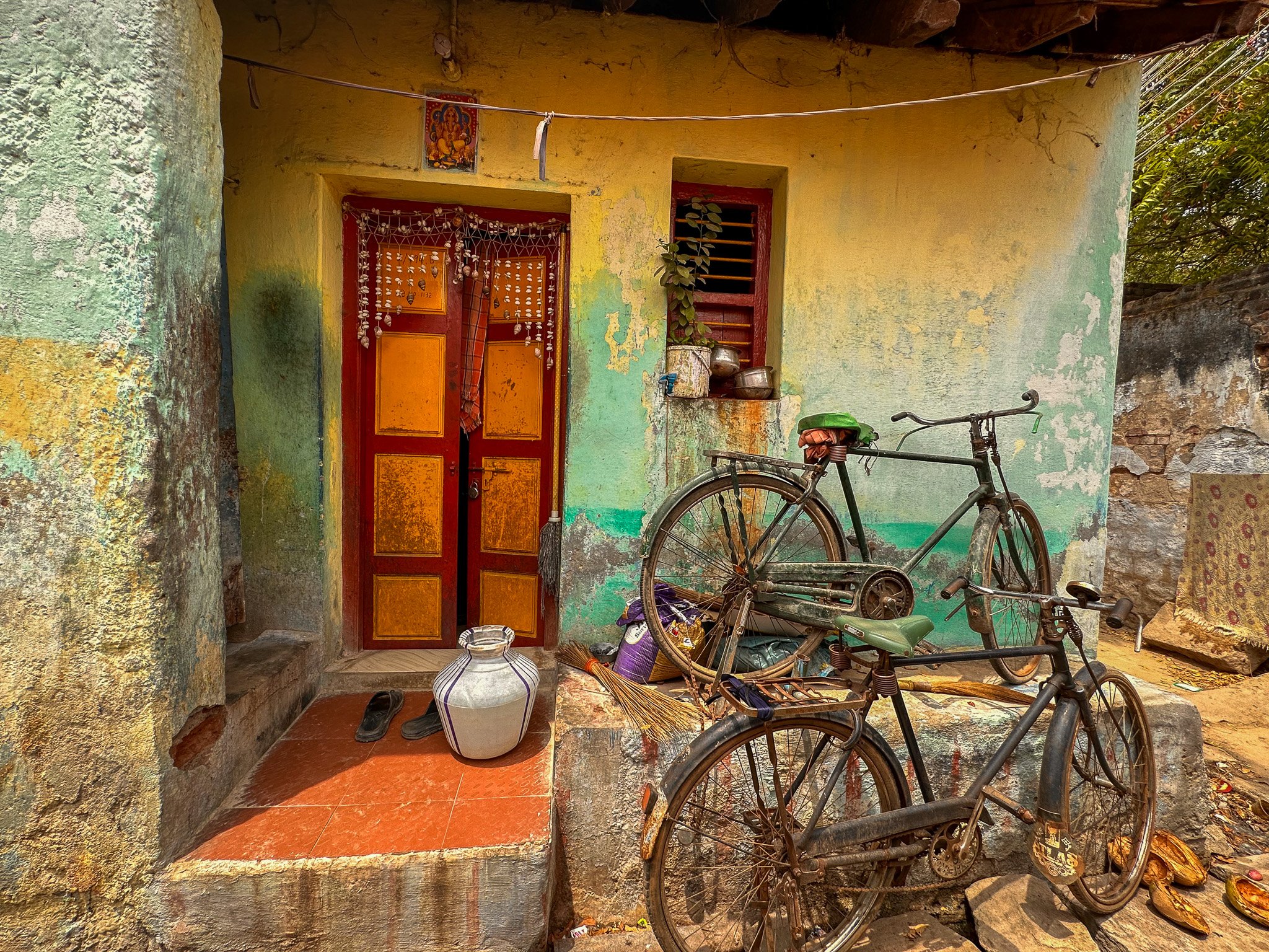 Village scene in central India.